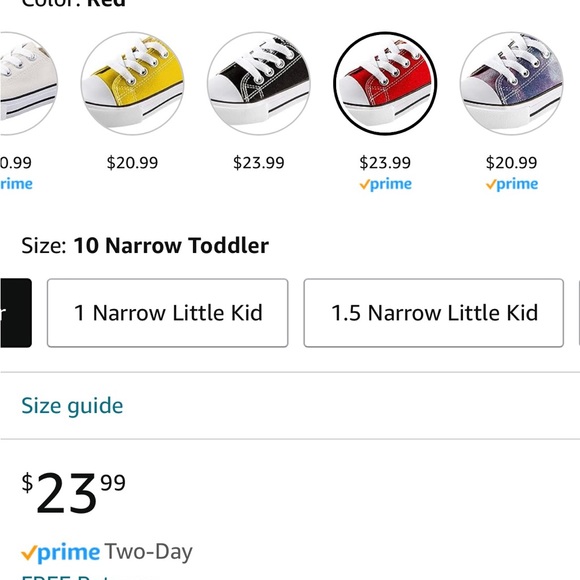 Mvlsoct Kids shoes Red - Picture 10 of 11